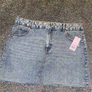 NWT Denim Mini Skirt